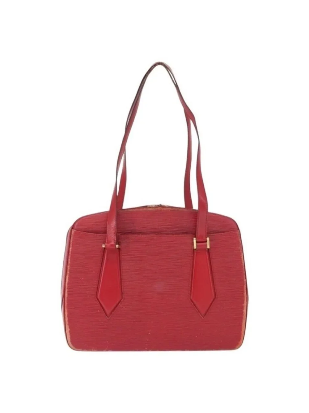 Authentic LOUIS VUITTON Epi Vortail Shoulder Bag Red M52437 LV - Picture 9 of 16